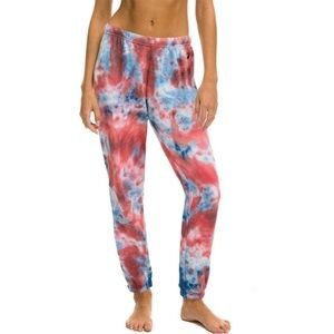 Aviator Nation Tie Dye Sweatpant Small NEW